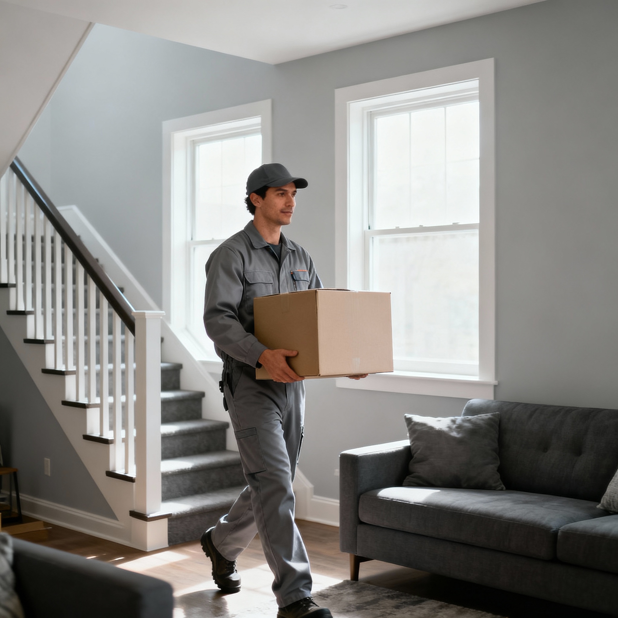 Professioneel ontruimingsteam aan het werk